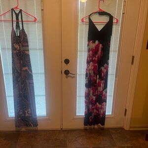 2 maxi dresses size medium